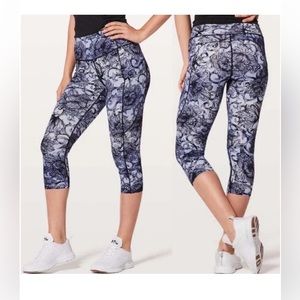 Lululemon Fast and Free Crop Leggings